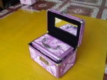 New year gifts mirrored makeup box