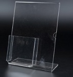 Fashionable clear acrylic card display