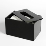 Black Acrylic Tissue Holder