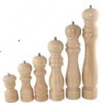 Rubber wood pepper mill