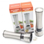 Stainless steel pepper mill