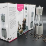 Stainless steel salt pepper grinder mill