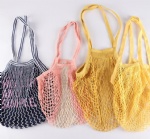 New Style cotton mesh bag with knitting