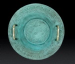 Medium Bronze Health Care Wash Basin Hand Splatter Splash Dragon Wash Basin Hand Basin Decoration
