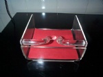 Transparent acrylic napkin holder