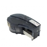 Compatible M21-250-595-WT 6.35mm*6.4m for Brady Vinyl Label Tape Black on White for Brady-BMP21-PLUS Brady-BMP21-LAB