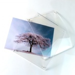 Curved Acrylic Photo Frame Shape Customized