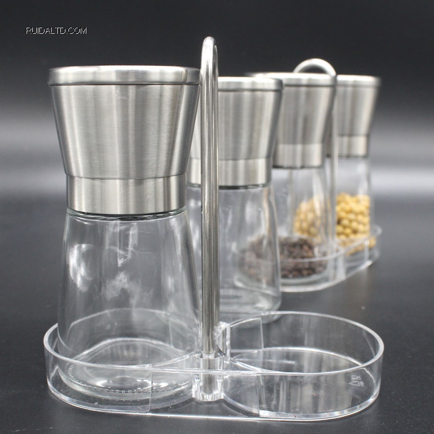 Manual Pepper Mill Grinder - Adjustable Coarseness For Fresh Ground Pepper, Kitchen & Dining Essential - View #4